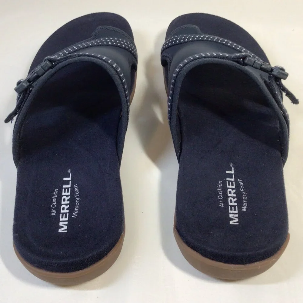 Merrell Sandals Slide Navy Size 8 - New - Picture 5 of 8